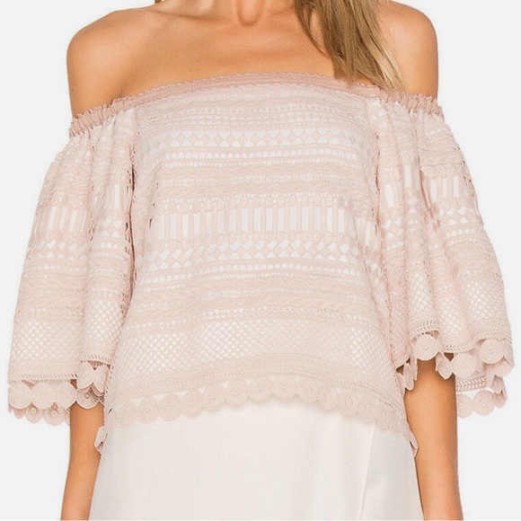 Alexis Finn Off Shoulder Lace Blouse ~ - Picture 1 of 11
